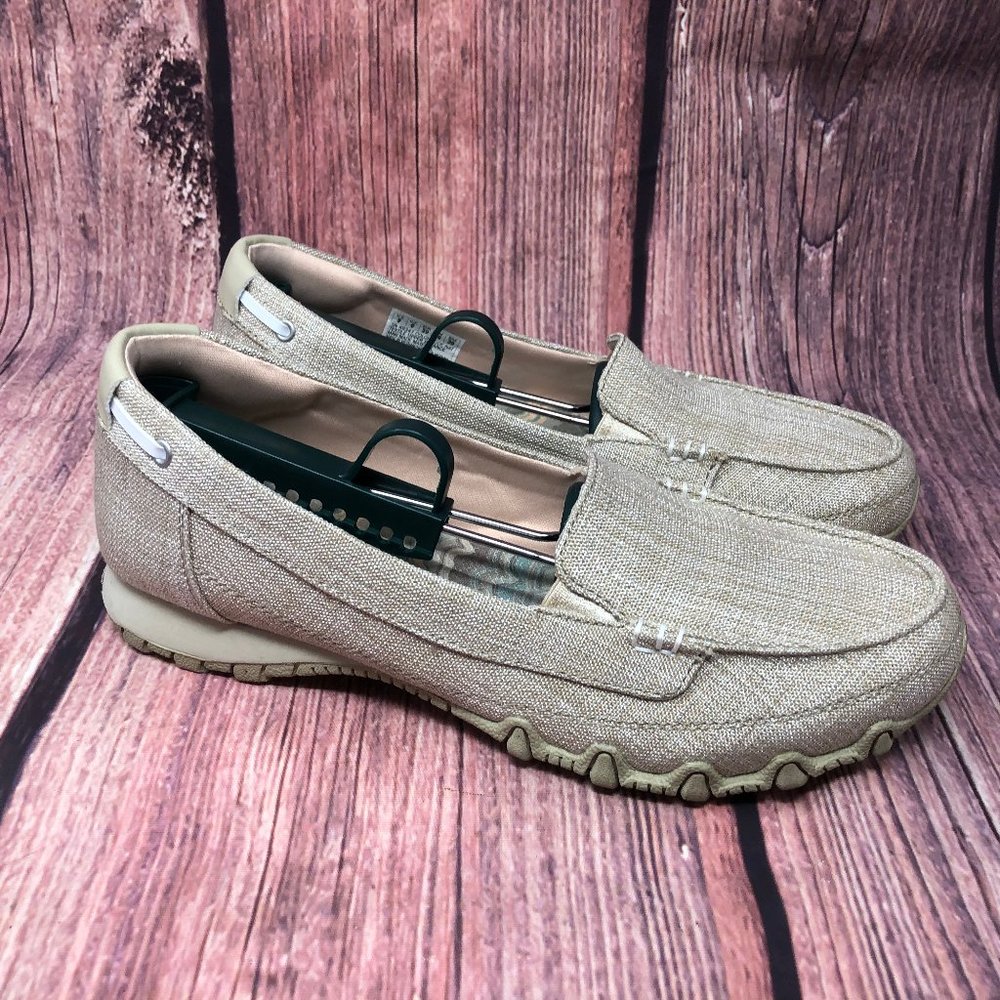 Skechers Women's Beige Memory Loafers Size 9